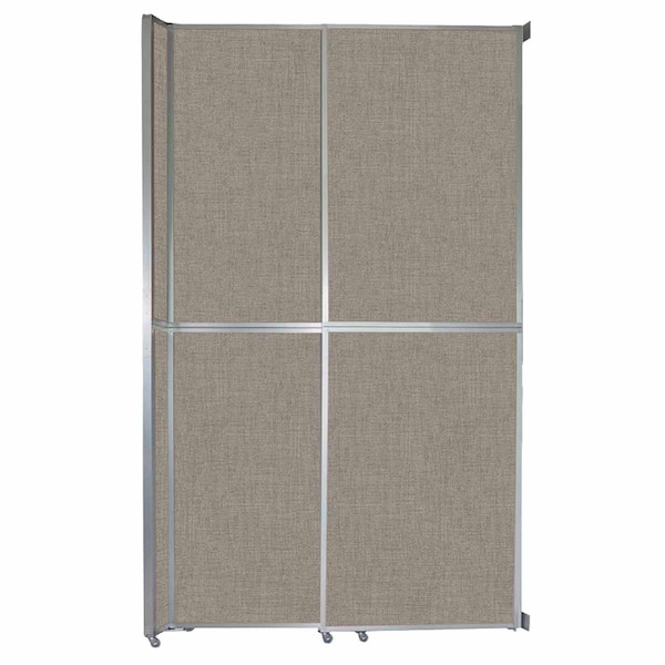 Operable Wall Sliding Room Divider 6'10" x 12'3" Warm Pebble Fabric